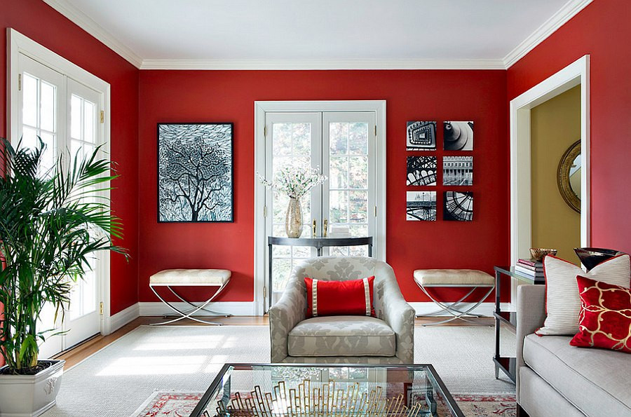 Red Living Room Decoration
 Red Living Rooms Design Ideas Decorations s