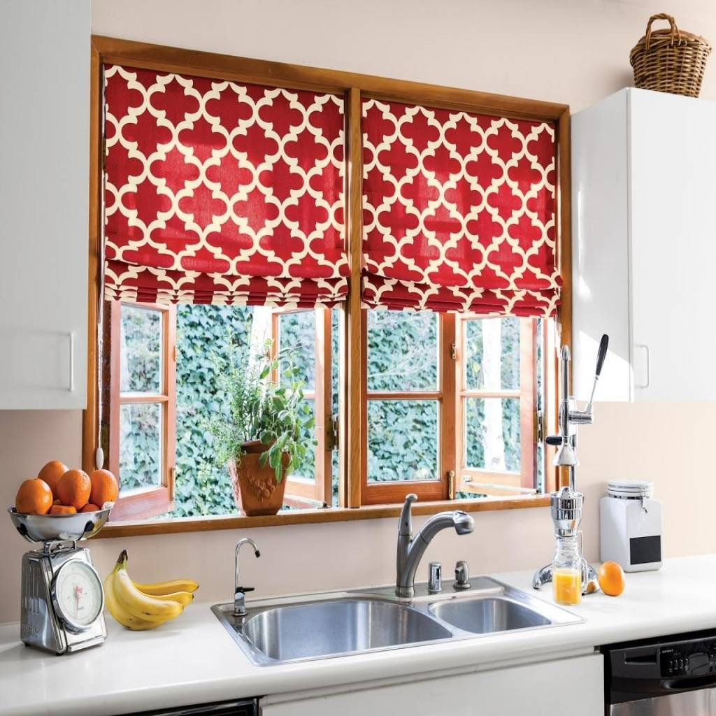 Red Valance Curtains For Kitchen
 7 Inspirational Themes For Red Kitchen Curtains Interior