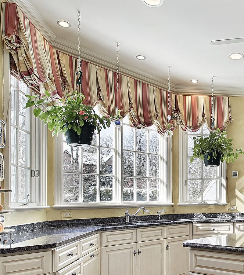 Red Valance Curtains For Kitchen
 Custom Valances Over Kitchen Sinks 8 Styles Explained