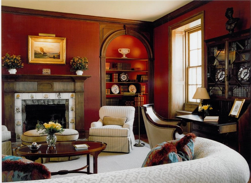 Red Walls Living Room
 25 Red Living Room Designs Decorating Ideas