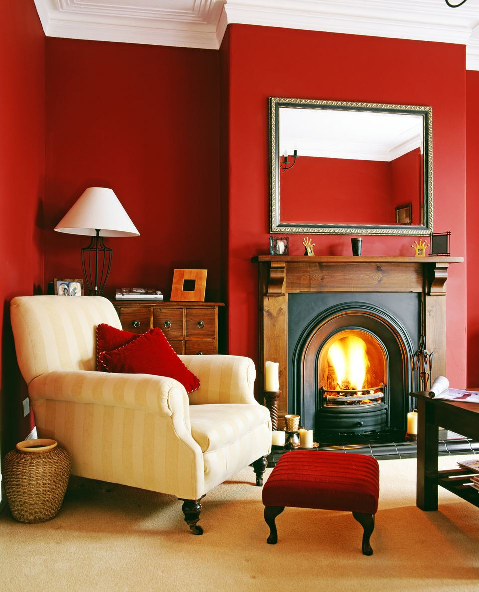 Red Walls Living Room
 Feng Shui Color Tips to Create a Beautiful Home