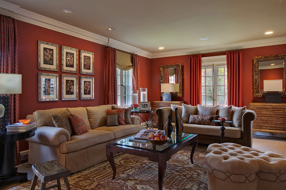 Red Walls Living Room
 25 Red Living Room Designs Decorating Ideas