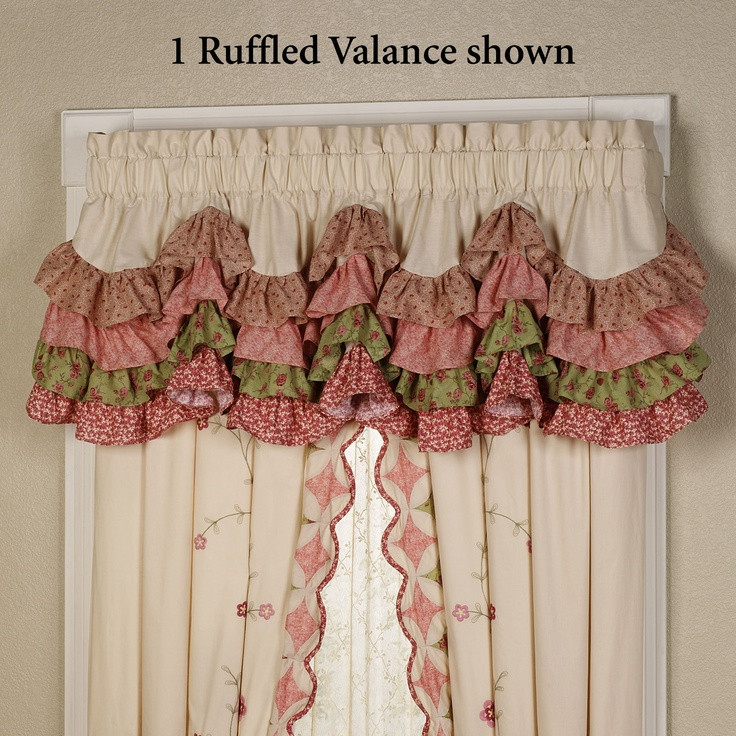 Ruffled Kitchen Curtains
 22 best Beautiful Country Ruffled Curtains images on