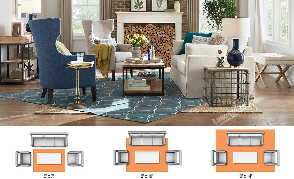 Rug Sizes For Living Room
 Rug Sizes for Your Space The Home Depot