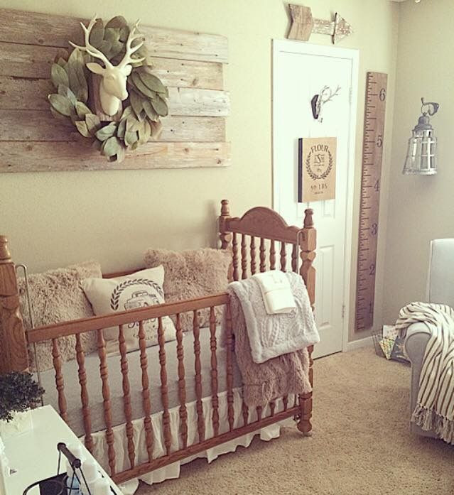 Rustic Baby Room Decor
 Pin by Jan P on At Home with White