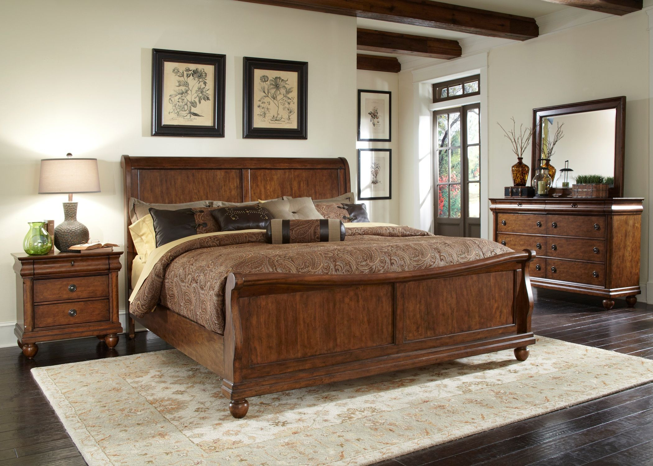 Rustic Bedroom Bench
 Rustic Traditions Bed Bench from Liberty 589 BR47