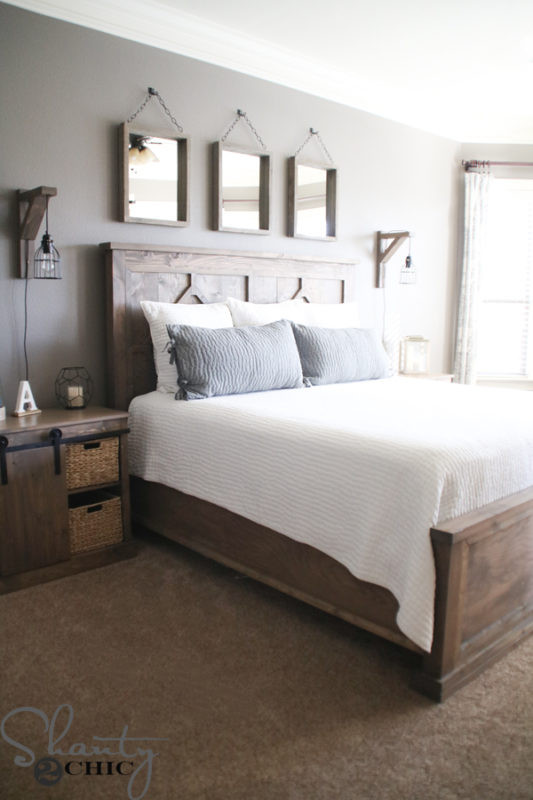 Rustic Bedroom Ideas Diy
 50 Rustic and Cozy Farmhouse Bedroom Designs For Your Next