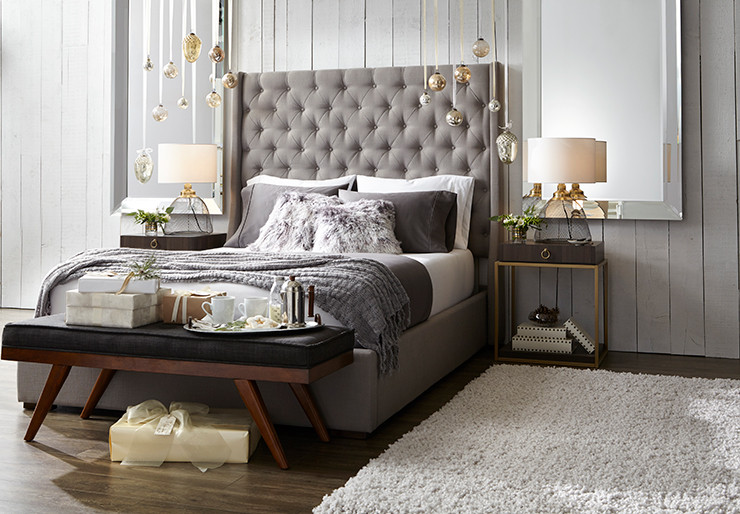 Rustic Bedroom Ideas Diy
 Rustic Glam Holiday Decorating Ideas for the Bedroom