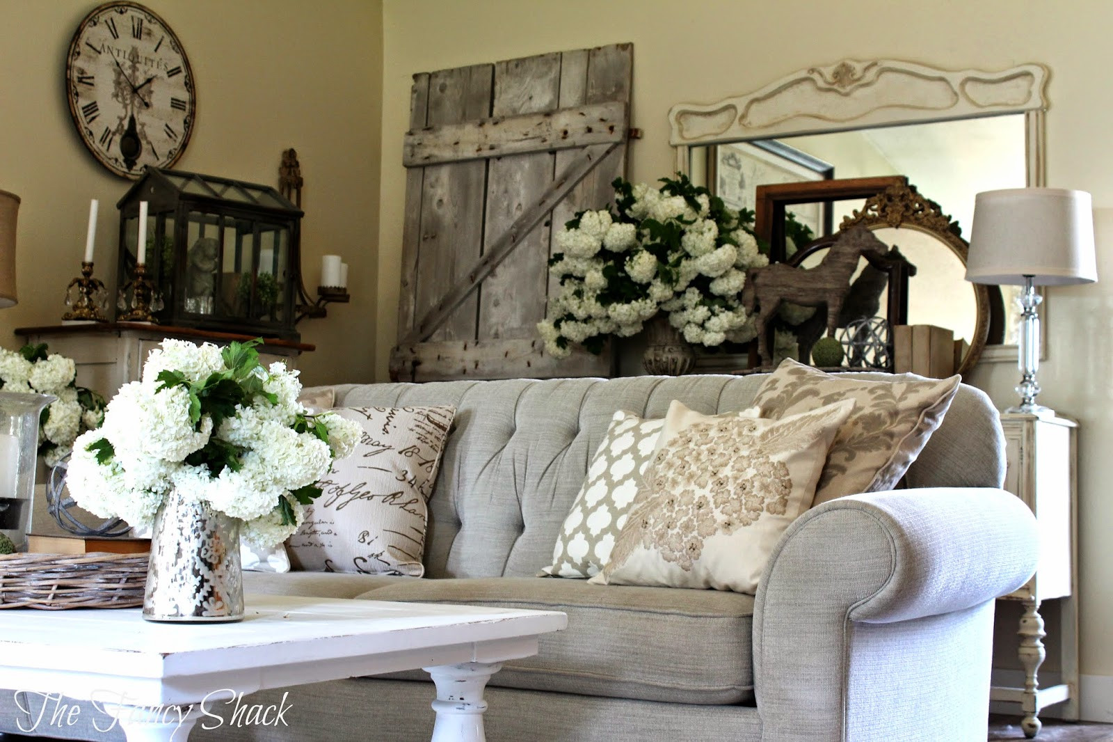 Rustic Chic Living Room
 The Fancy Shack New Living Room Furniture