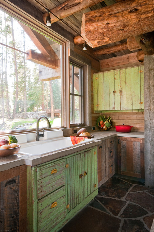 Rustic Country Kitchen
 Collection of Rustic Kitchens Town & Country Living