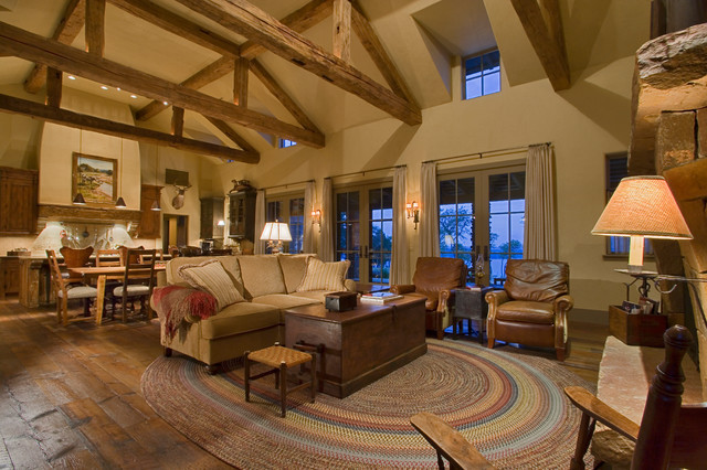 Rustic Country Living Room
 Hill Country Retreat