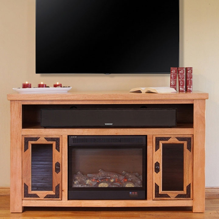 Rustic Electric Fireplace Tv Stand
 Rustic TV Stand W Electric Fireplace TV Stand W Fireplace