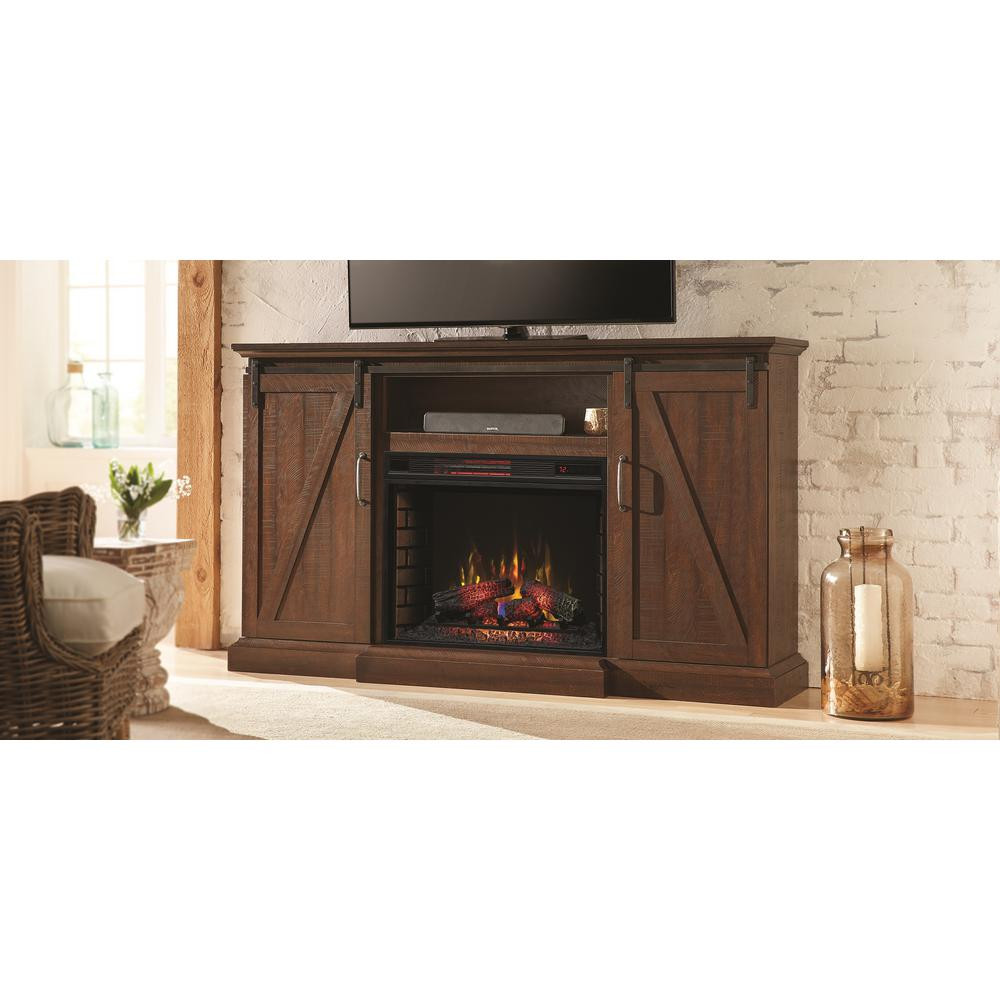 Rustic Electric Fireplace Tv Stand
 Home Decorators Collection TV Stand Electric Fireplace