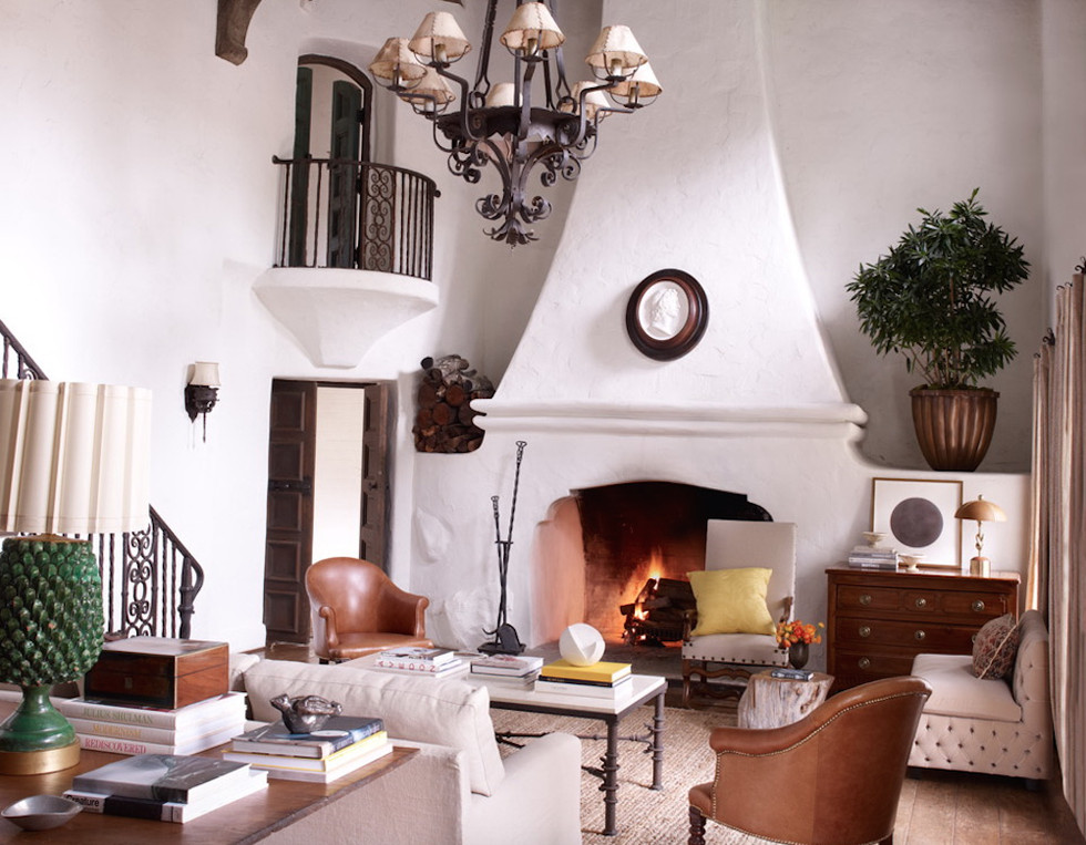 Rustic Elegant Living Room
 Get The Look Reese Witherspoon s Elegant Rustic Ranch