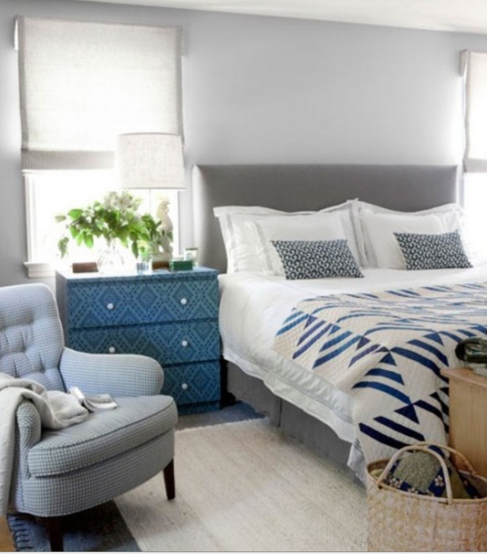 Rustic Grey Bedroom Set
 blue and gray rustic decor bedroom