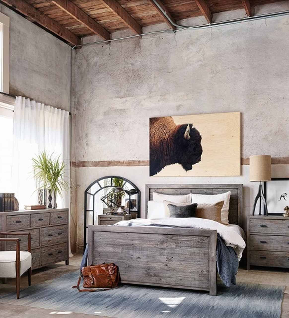 Rustic Industrial Bedroom
 How to Choose Modern Rustic Bedroom Furniture Zin Home