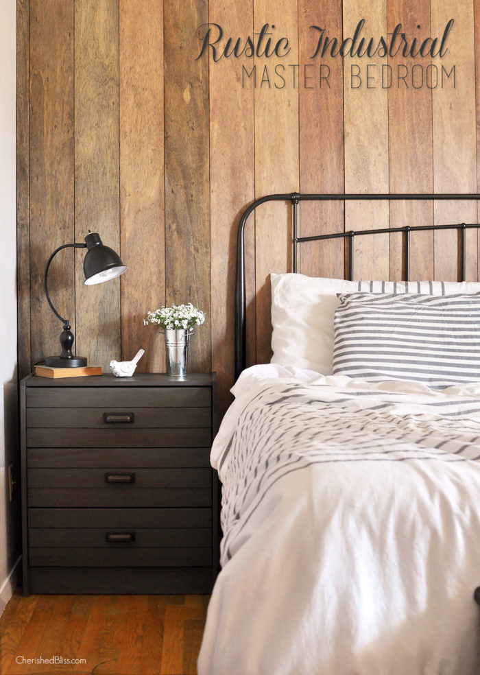 Rustic Industrial Bedroom
 The Creative Collection Link Party