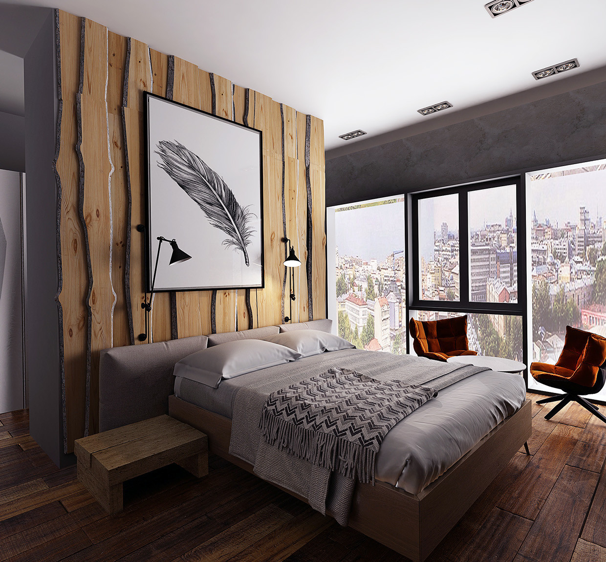 Rustic Industrial Bedroom Unique Converted Industrial Spaces Be Es Gorgeous Apartments