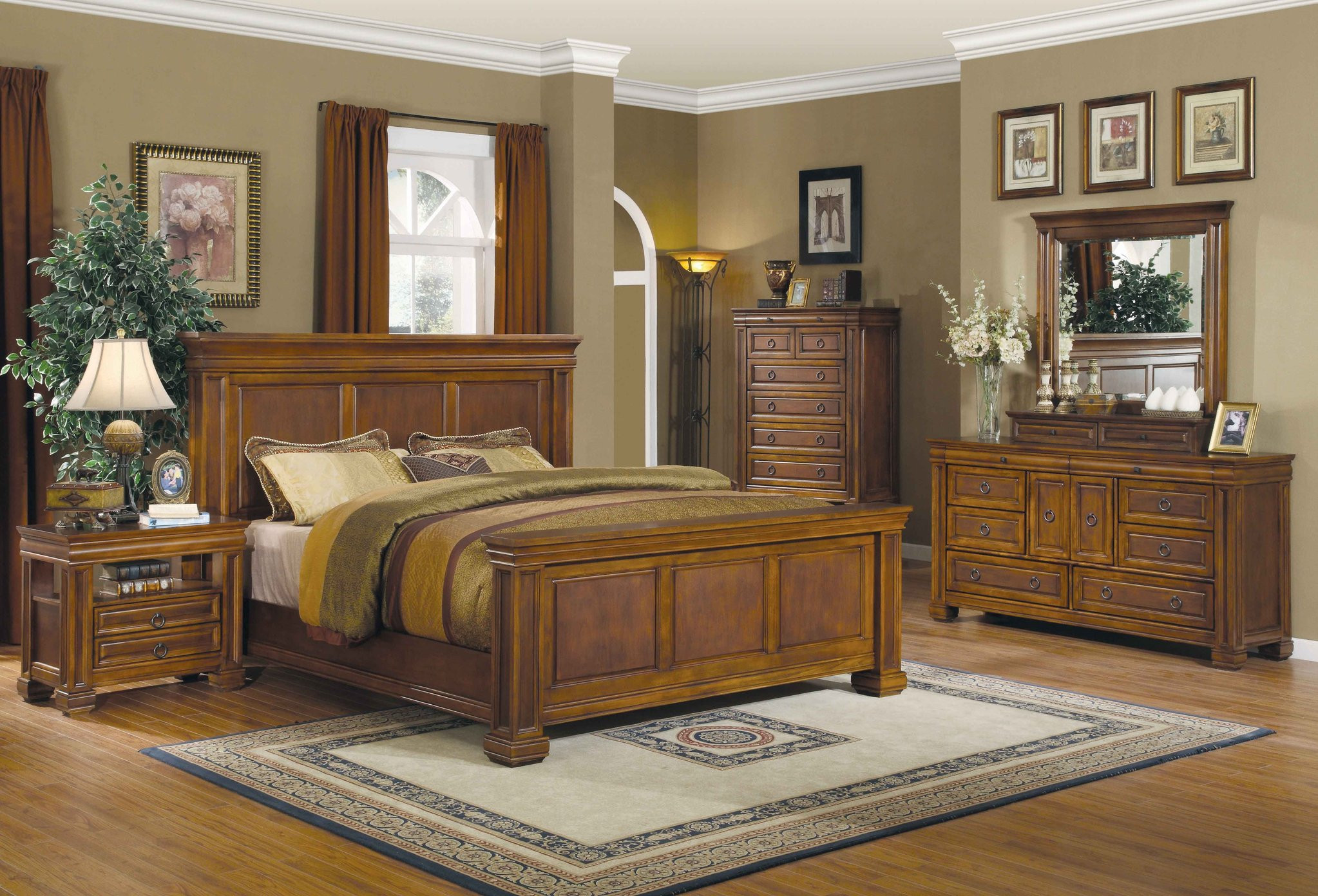 Rustic King Bedroom Sets
 Antique Rustic Bedroom Furniture Wood King and Queen