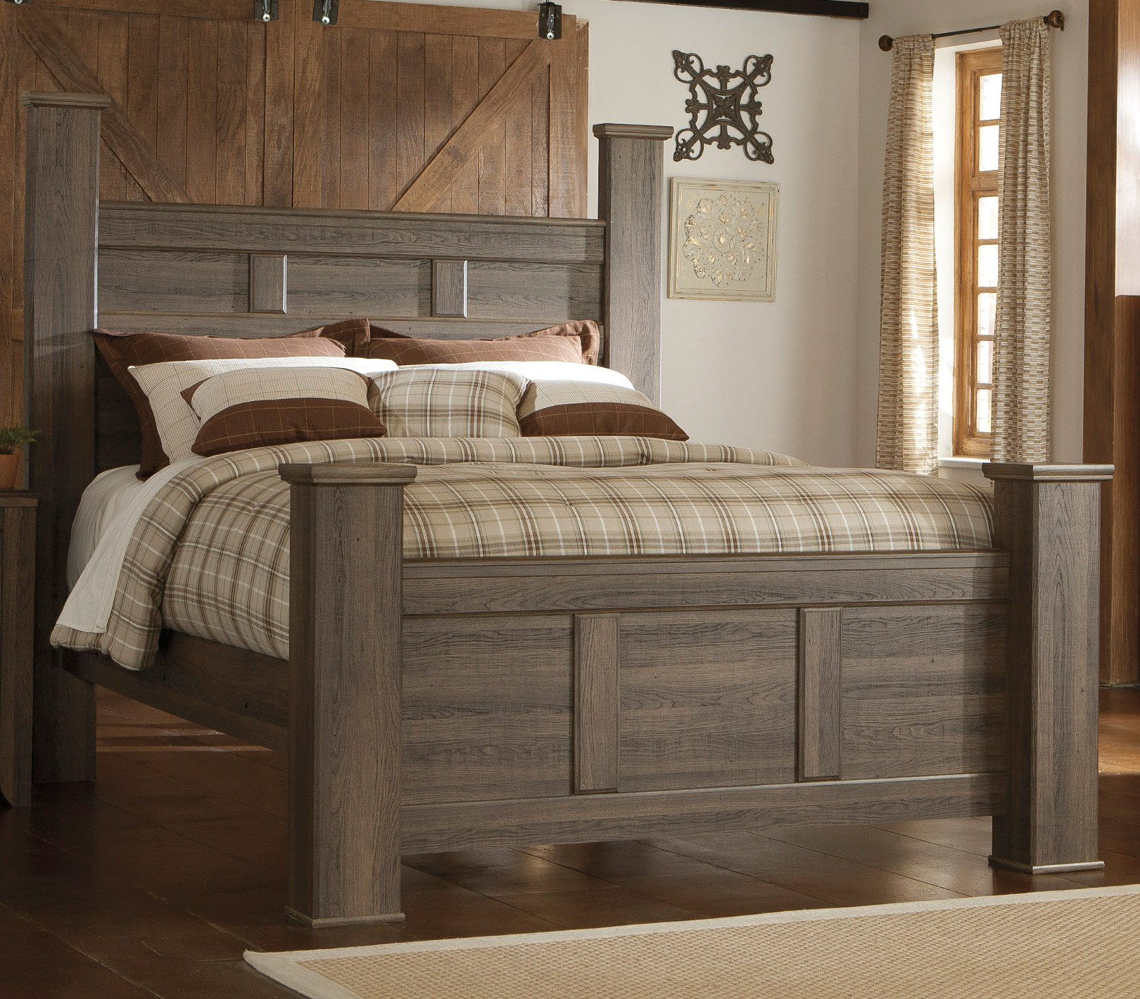 Rustic King Bedroom Sets
 Driftwood Rustic Modern 6 Piece King Bedroom Set Fairfax