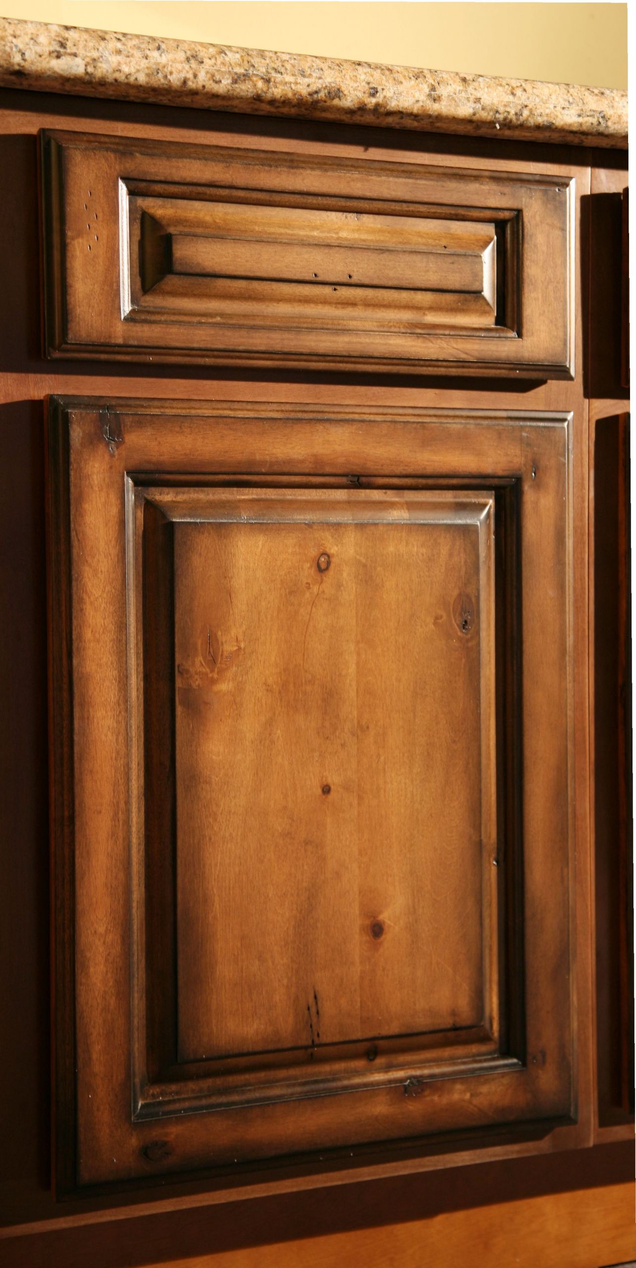 Rustic Kitchen Cabinet Doors
 Pecan Maple Glaze Kitchen Cabinets Rustic Finish Sample