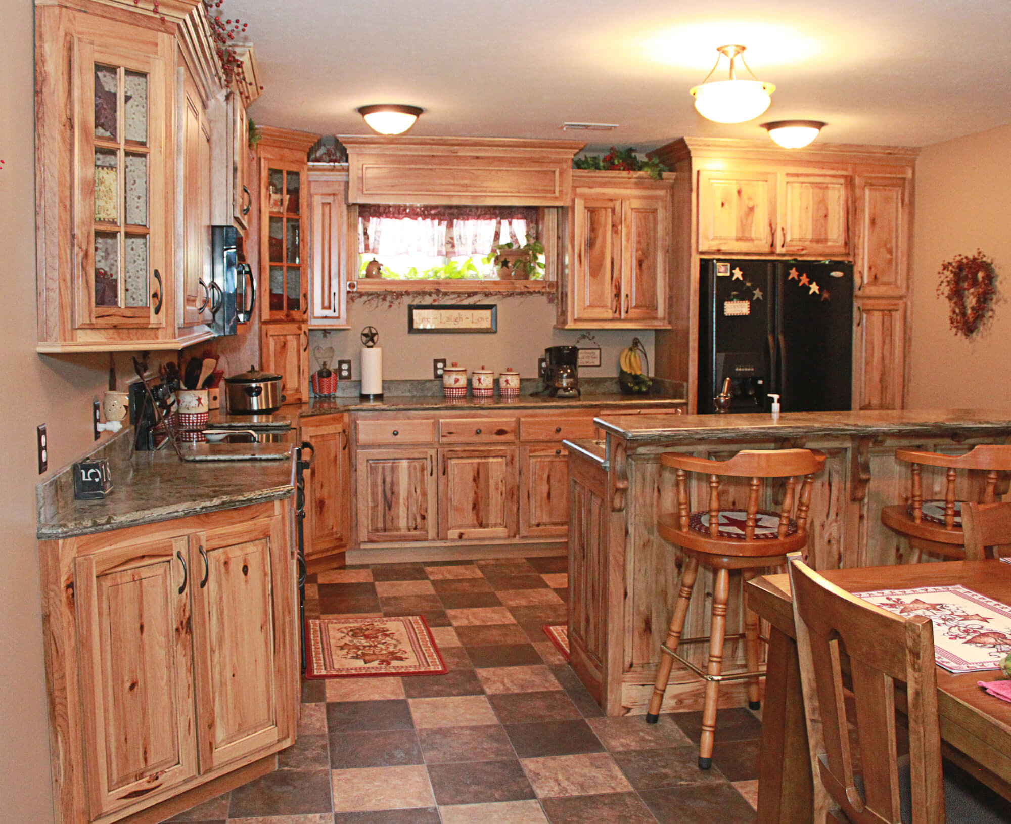 Rustic Kitchen Cabinet Ideas
 Hickory Kitchen Cabinets Natural Characteristic Materials