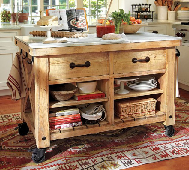 Rustic Kitchen Island On Wheels
 15 Portable Kitchen Island Designs Which Should Be Part