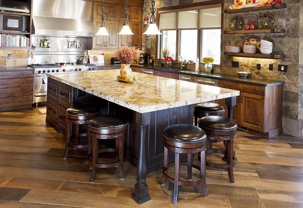 Rustic Kitchen Island With Seating
 Kitchen island with seating – practical and functional ideas