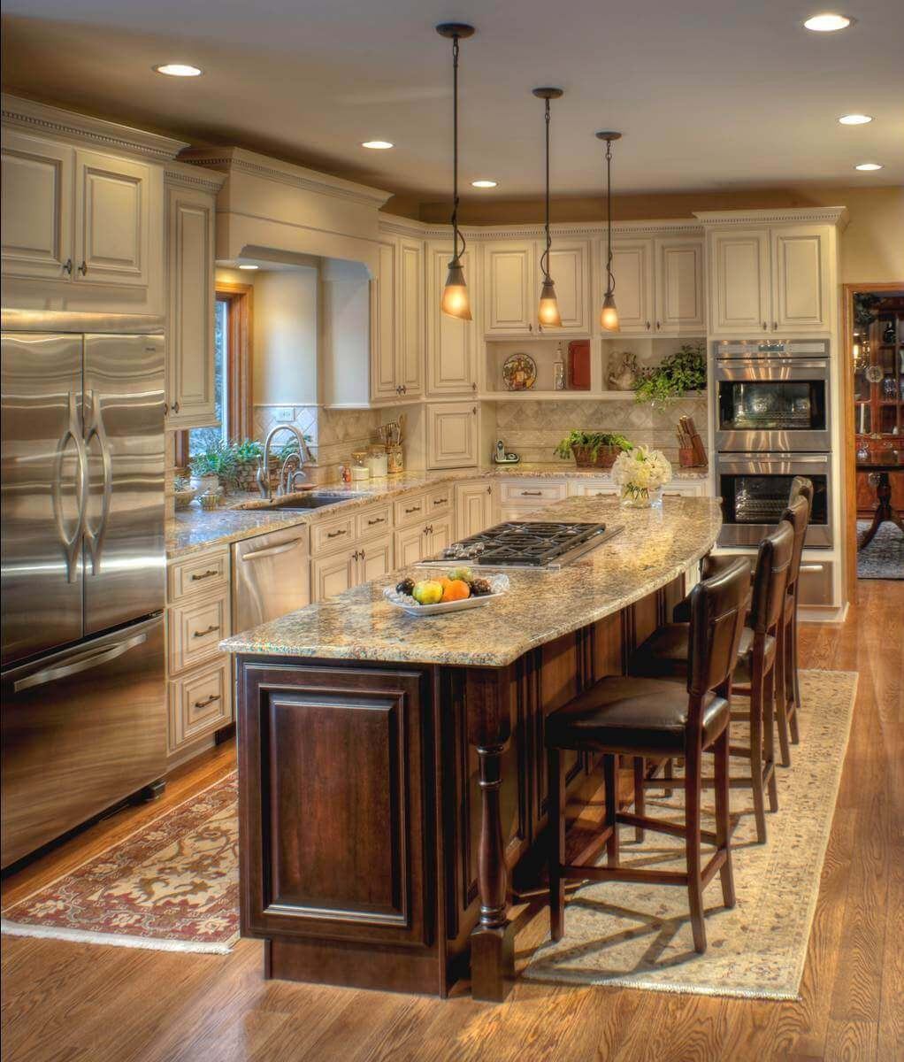 Rustic Kitchen Island With Seating
 68 Deluxe Custom Kitchen Island Ideas Jaw Dropping Designs