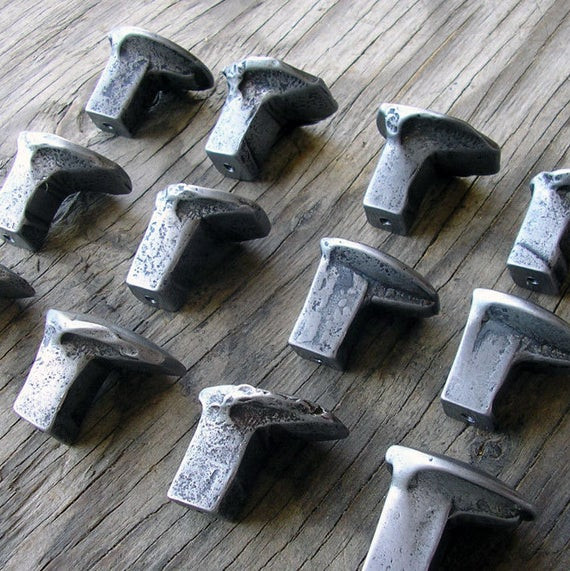Rustic Kitchen Knobs
 Authentic Railroad Spike Cabinet Knob Cabinet Pull