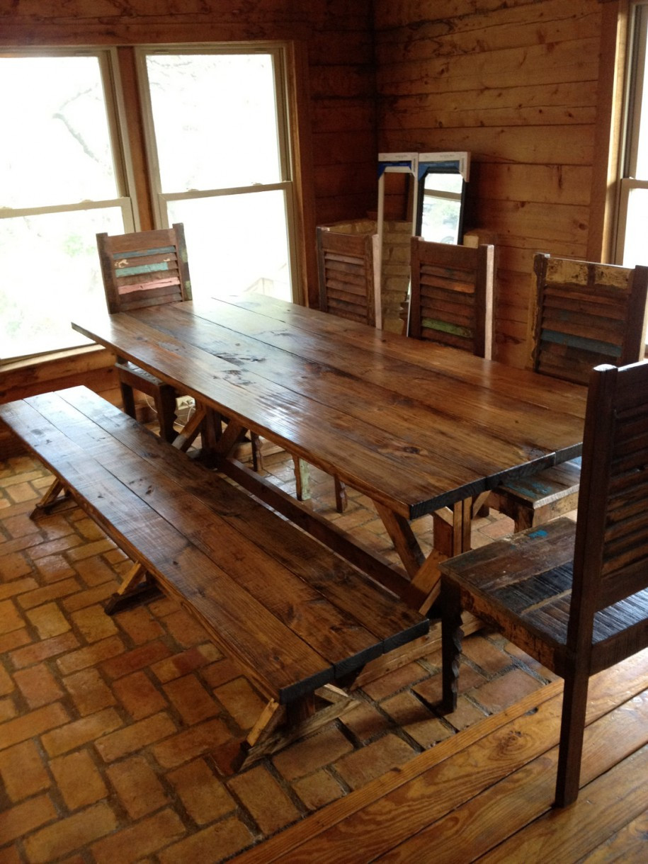 Rustic Kitchen Tables with Bench Best Of Rustic Kitchen Table In order to Get Such A Stunning yet