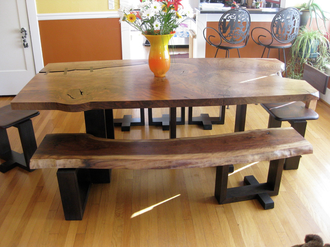 Rustic Kitchen Tables With Bench
 Rustic Dining Room Furniture Bringing Cozy Nature