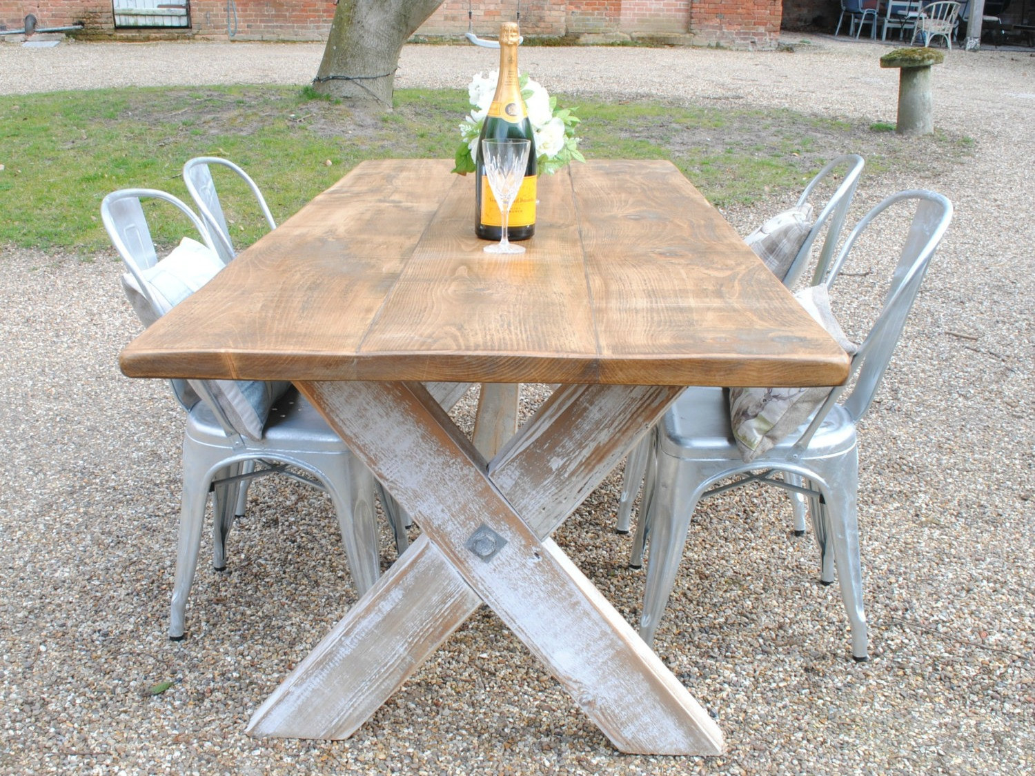 Rustic Kitchen Tables With Bench
 Tom Marsh