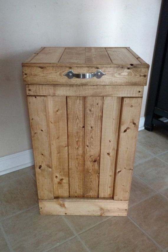Rustic Kitchen Trash Can
 The 25 best Rustic kitchen trash cans ideas on Pinterest