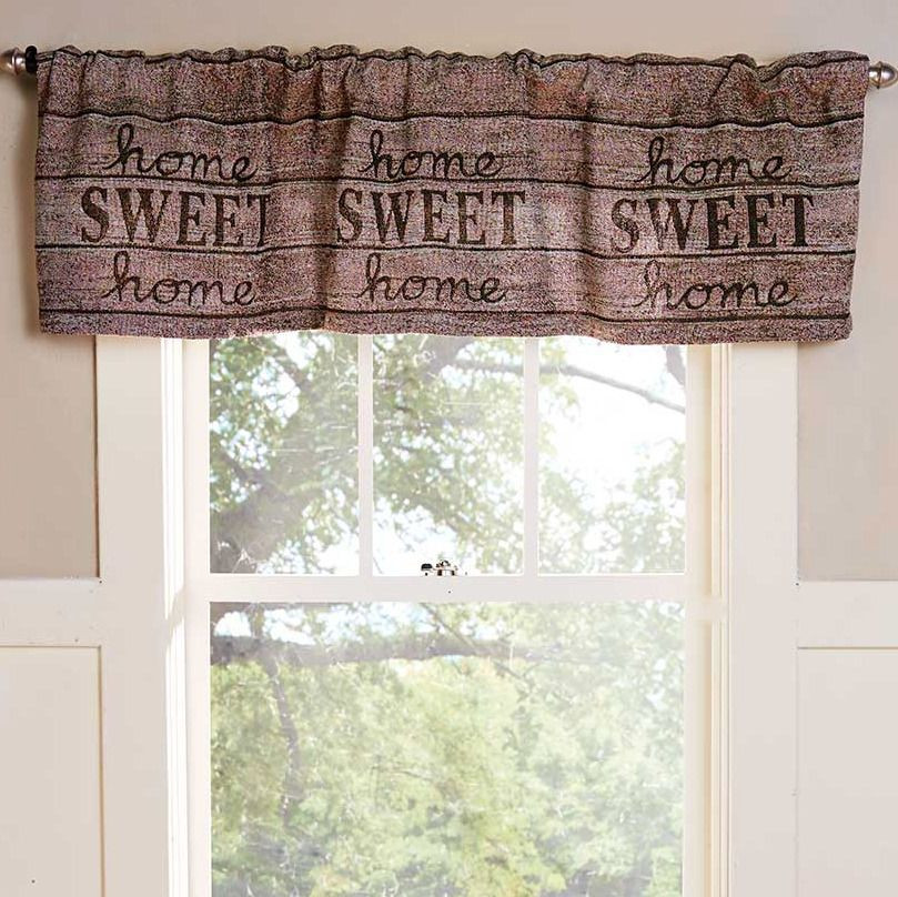 Rustic Kitchen Valances
 Rustic Kitchen Window Valance Country Barnwood Look Fabric
