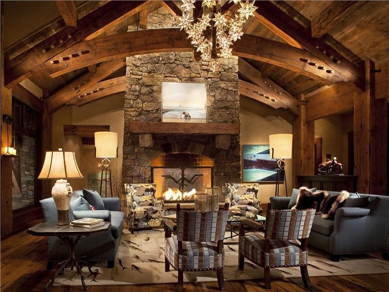 Rustic Living Room Ceiling Lighting
 20 Lavish Living Room Designs With Vaulted Ceilings