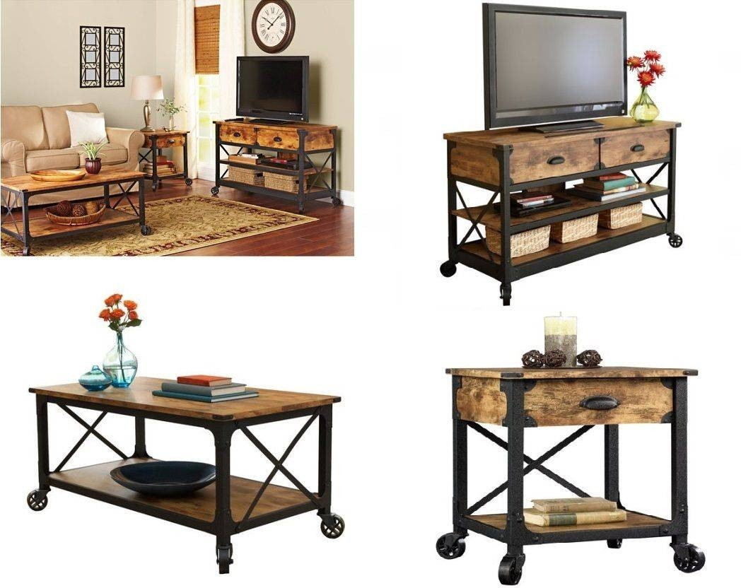 Rustic Living Room Table Sets
 Best 30 of Tv Stand Coffee Table Sets