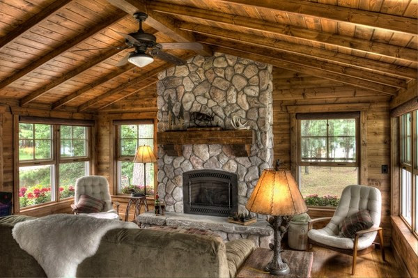 Rustic Living Room With Fireplace
 Rustic living room decor ideas – tips for choosing the