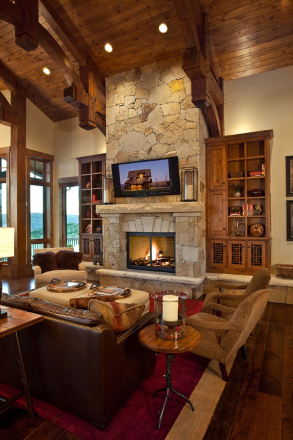 Rustic Living Rooms With Fireplace
 35 Classy Rustic Living Room Design Ideas Interior Vogue