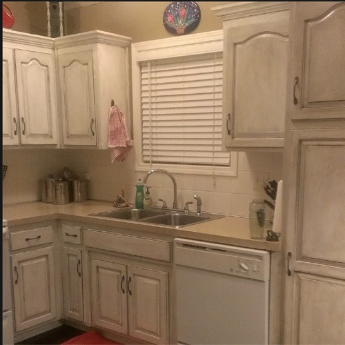 Rustic Painted Kitchen Cabinets
 Painting kitchen cabinets a rustic look
