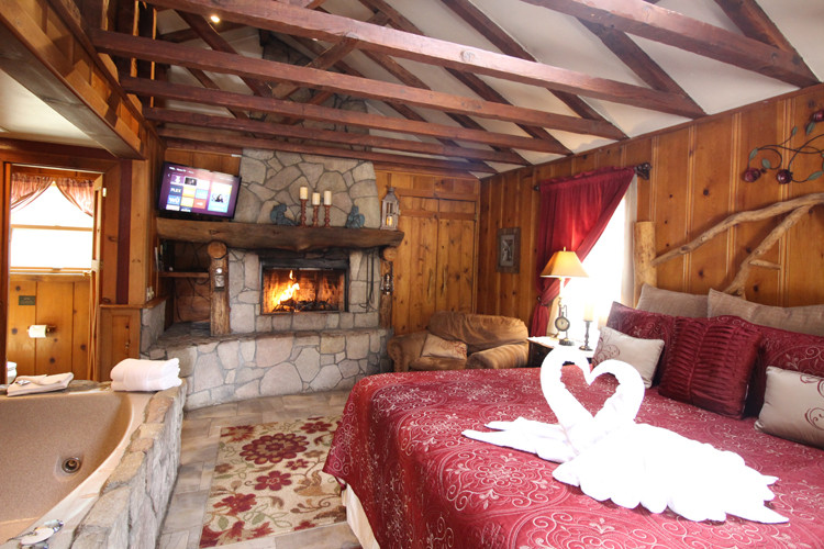 Rustic Romantic Bedroom
 Rustic Romance Lake Arrowhead Cabin Rental Pine Rose Cabins
