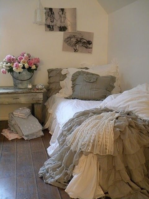 Rustic Shabby Chic Bedroom
 shabby chic rustic bedroom Bless this Home