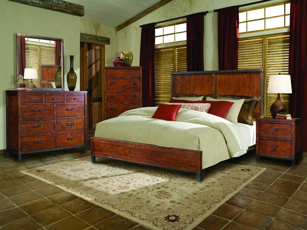 Rustic Shabby Chic Bedroom
 Breathtaking Rustic Bedroom Furniture Sets with Warm