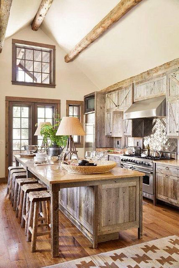 Rustic Style Kitchen
 27 Vintage Kitchen Design With Rustic Styles