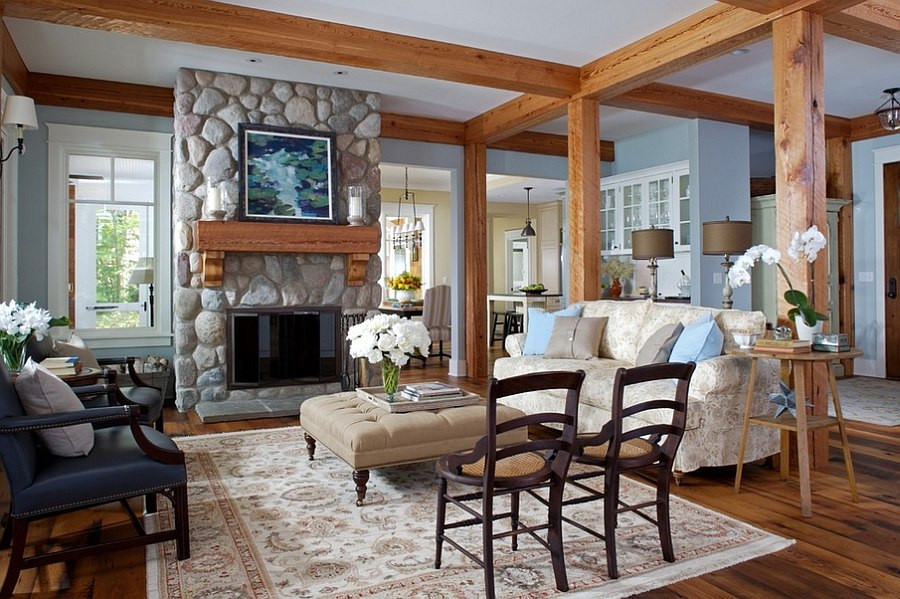 Rustic Themed Living Room
 30 Rustic Living Room Ideas For A Cozy Organic Home