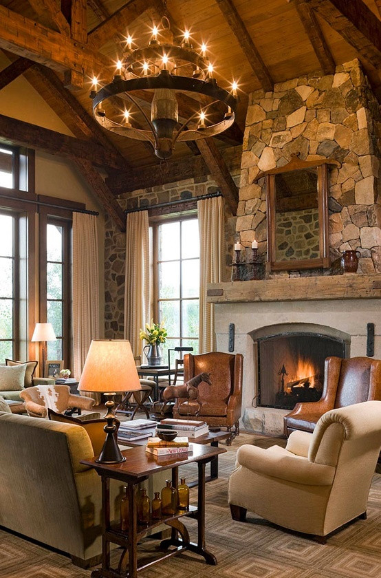 Rustic Themed Living Room
 25 Rustic Living Room Design Ideas For Your Home