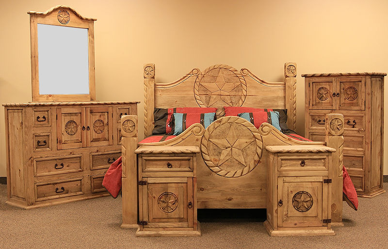 Rustic Wood Bedroom Set
 LMT