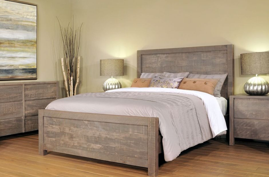 Rustic Wood Bedroom Sets
 Naomi Rustic Grey Bedroom Set Countryside Amish Furniture