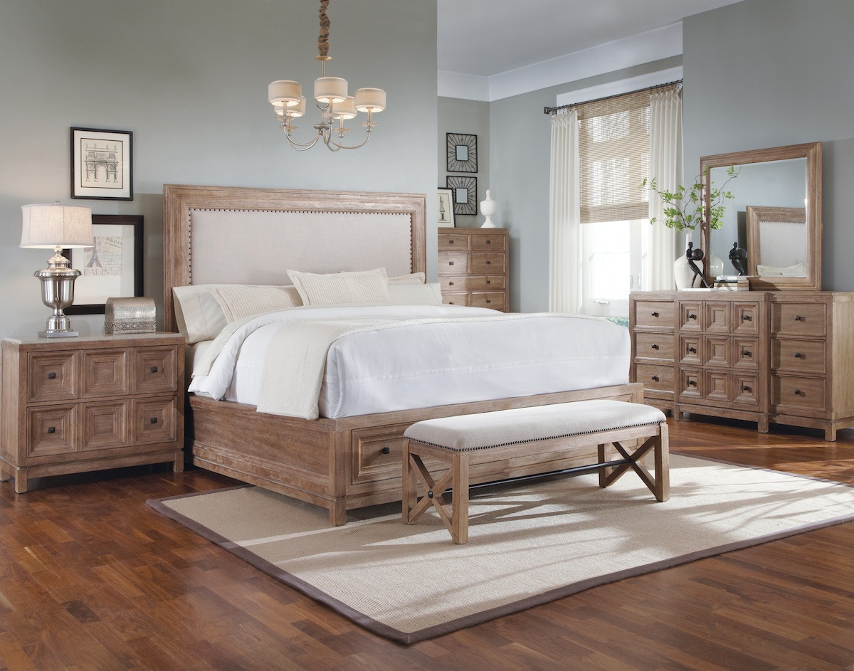 Rustic Wood Bedroom Sets
 Ventura Rustic Contemporary Bedroom Furniture Set