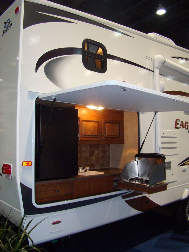 Rv Outdoor Kitchen Ideas
 RV Motor home outdoor Kitchen all the rage this year at